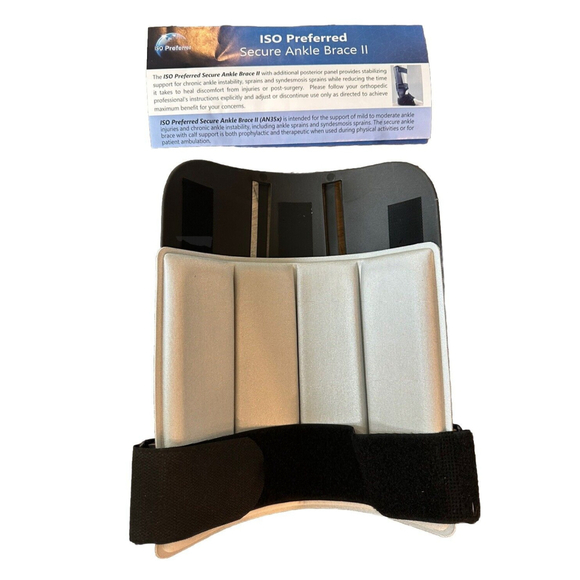 ISO Preferred – Secure Ankle Brace II Posterior Panel for Men & Women - Picture 1 of 5